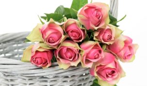 roses in a Basket