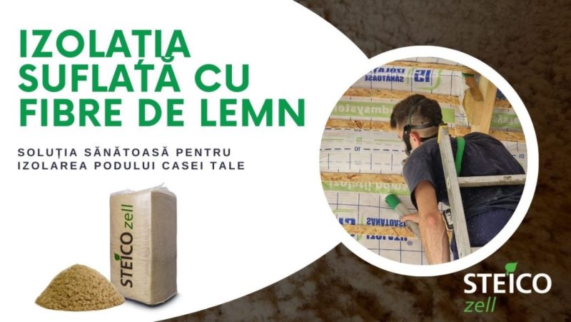 Izolația suflată cu fibre de lemn