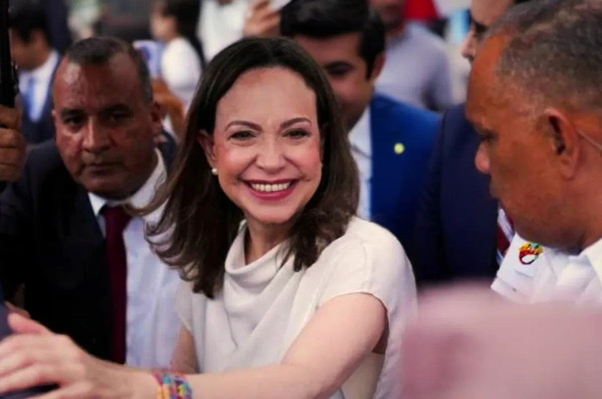 María Machado, lidera opoziției s-a întors în Venezuela după luni de exil