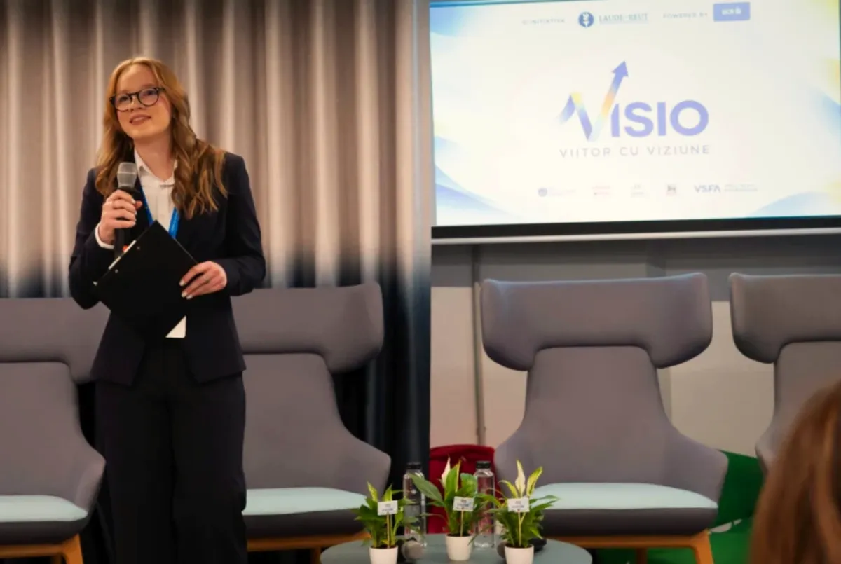 O elevă de 16 ani organizează conferința VISIO cu 230 de tineri și antreprenori