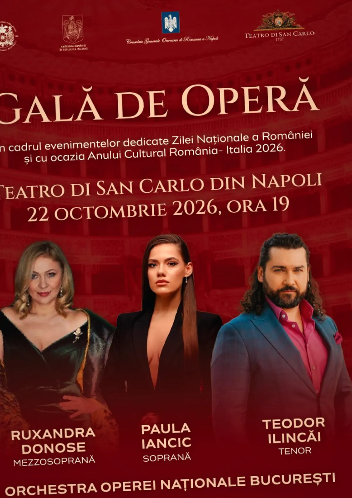 Opera Națională București în Napoli: un spectacol de 12 ori mai important decât altul