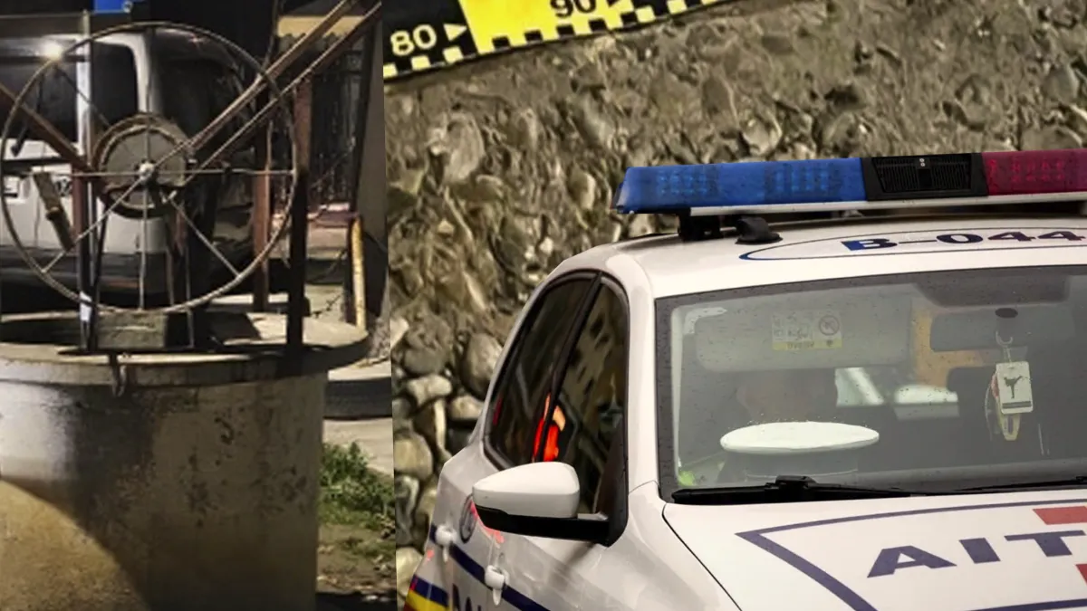 Schelet descoperit în fântână, ar putea aparține unui tânăr dispărut